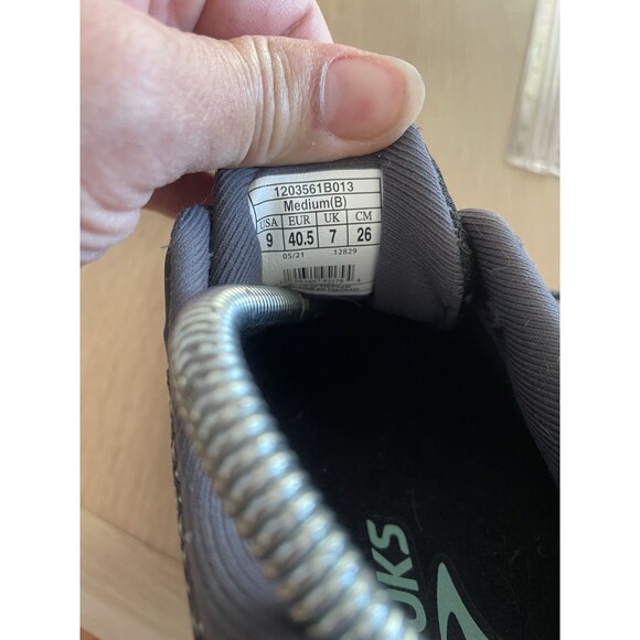 Brooks Ghost 14 Womens Size 9 Black Pink Mint (Medium) Running Sneakers Shoes - Picture 12 of 13